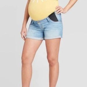 Maternity Denim Shorts